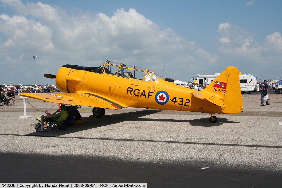 N432JL, Canadian Car & Foundry Harvard MK IV C/N CCF4-223, Harvard MKIV