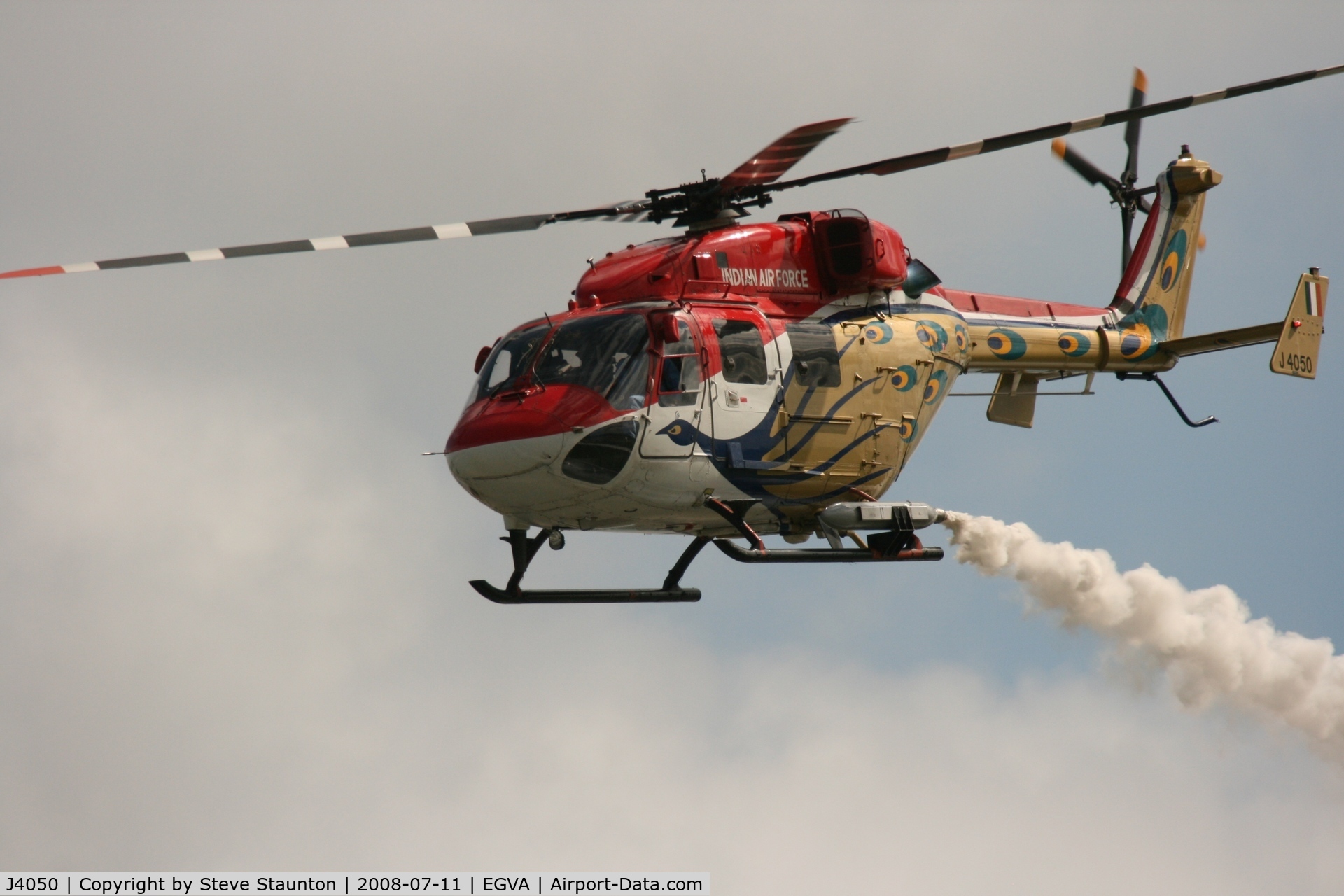 J4050, HAL Dhruv C/N CC/35/04, Taken at the Royal International Air Tattoo 2008 during arrivals and departures (show days cancelled due to bad weather)