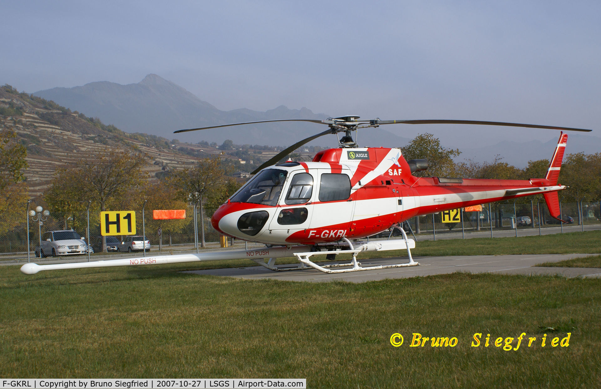 F-GKRL, Eurocopter AS-350B-3 Ecureuil Ecureuil C/N 3473, Sion Airport LSGS