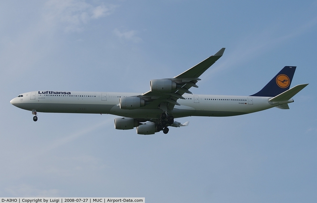 D-AIHO, 2006 Airbus A340-642 C/N 767, Lufthansa