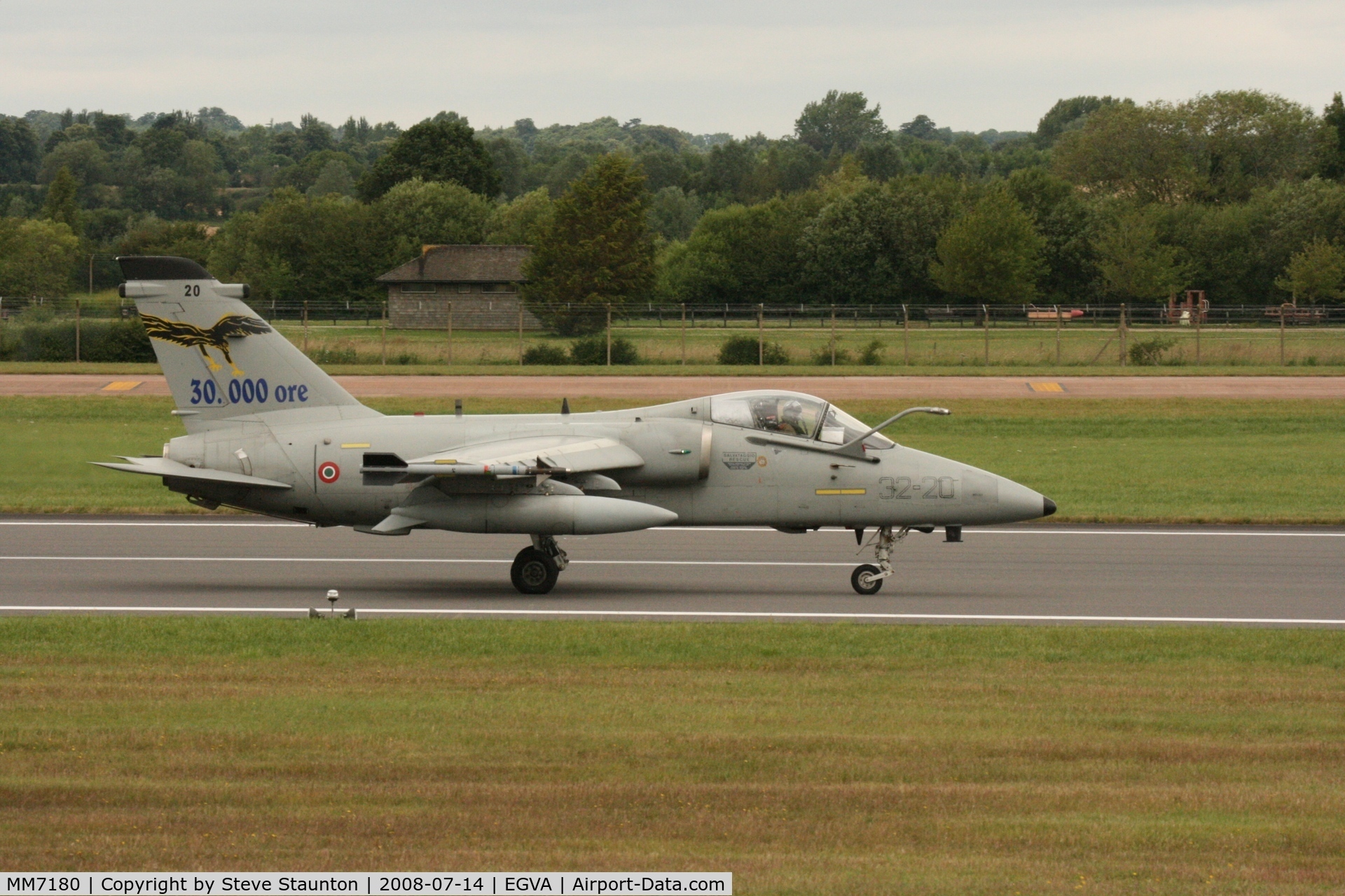 MM7180, AMX International AMX C/N IX092, Taken at the Royal International Air Tattoo 2008 during arrivals and departures (show days cancelled due to bad weather)