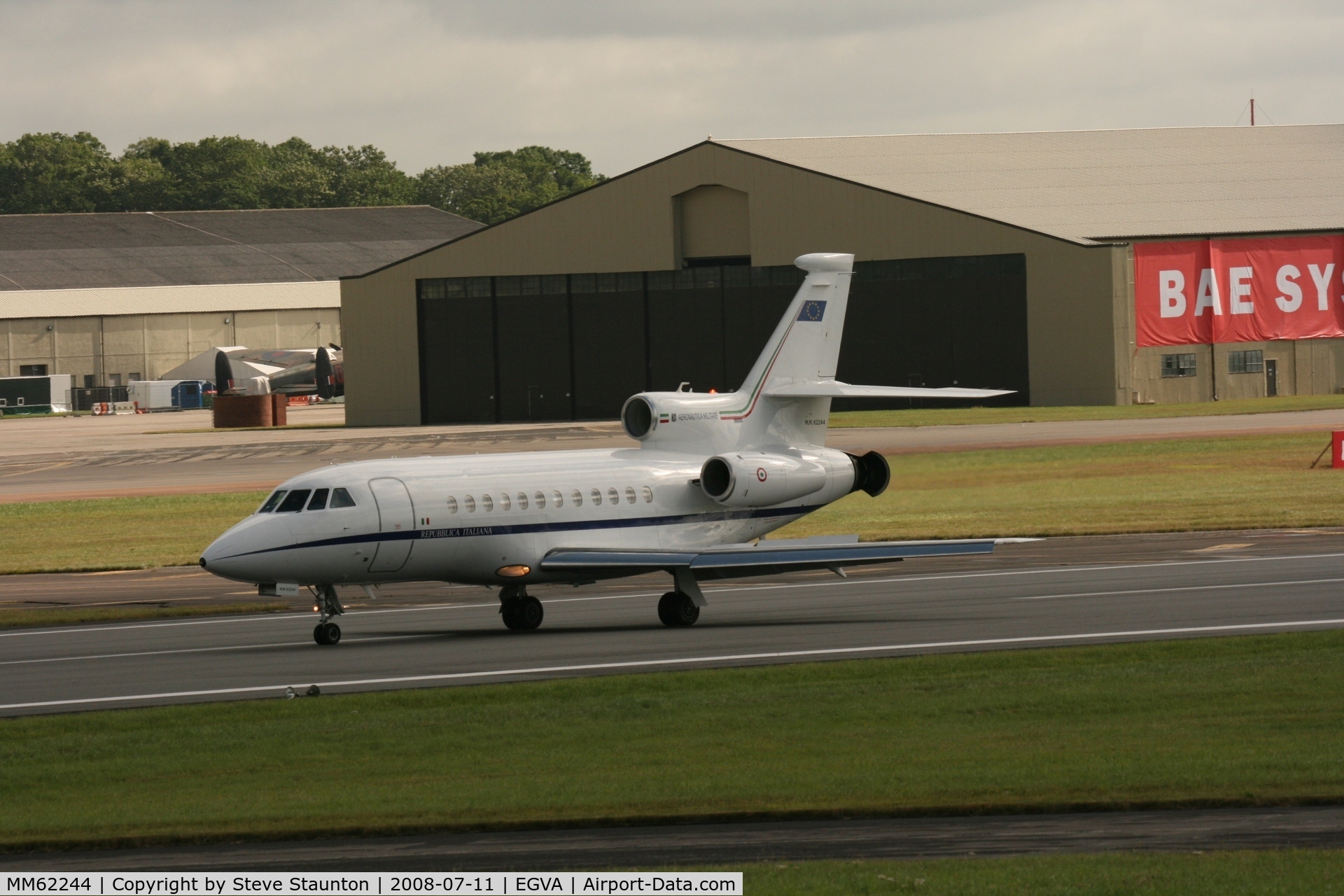 MM62244, 2005 Dassault Falcon 900EX C/N 149, Taken at the Royal International Air Tattoo 2008 during arrivals and departures (show days cancelled due to bad weather)
