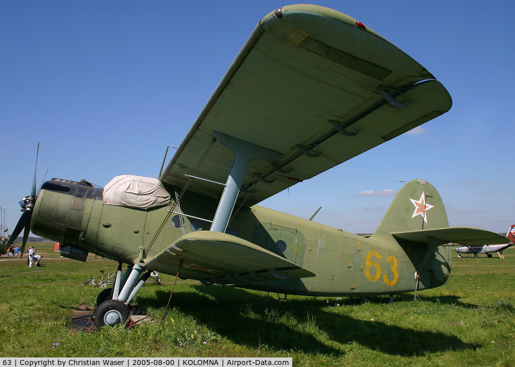 63, Antonov An-2 C/N Not found 63, Russia Air Force