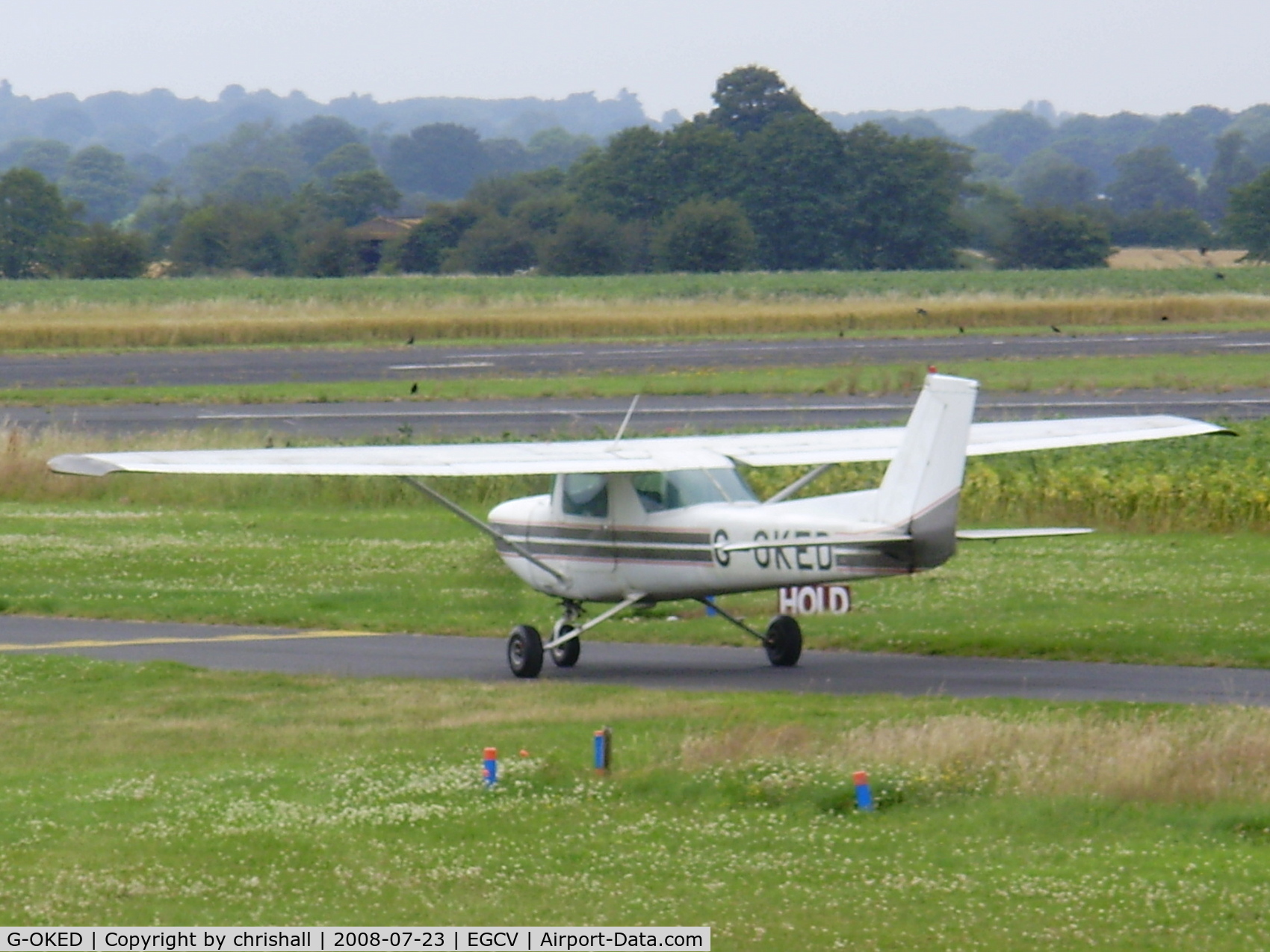 G-OKED, 1973 Cessna 150L C/N 150-74250, on hold