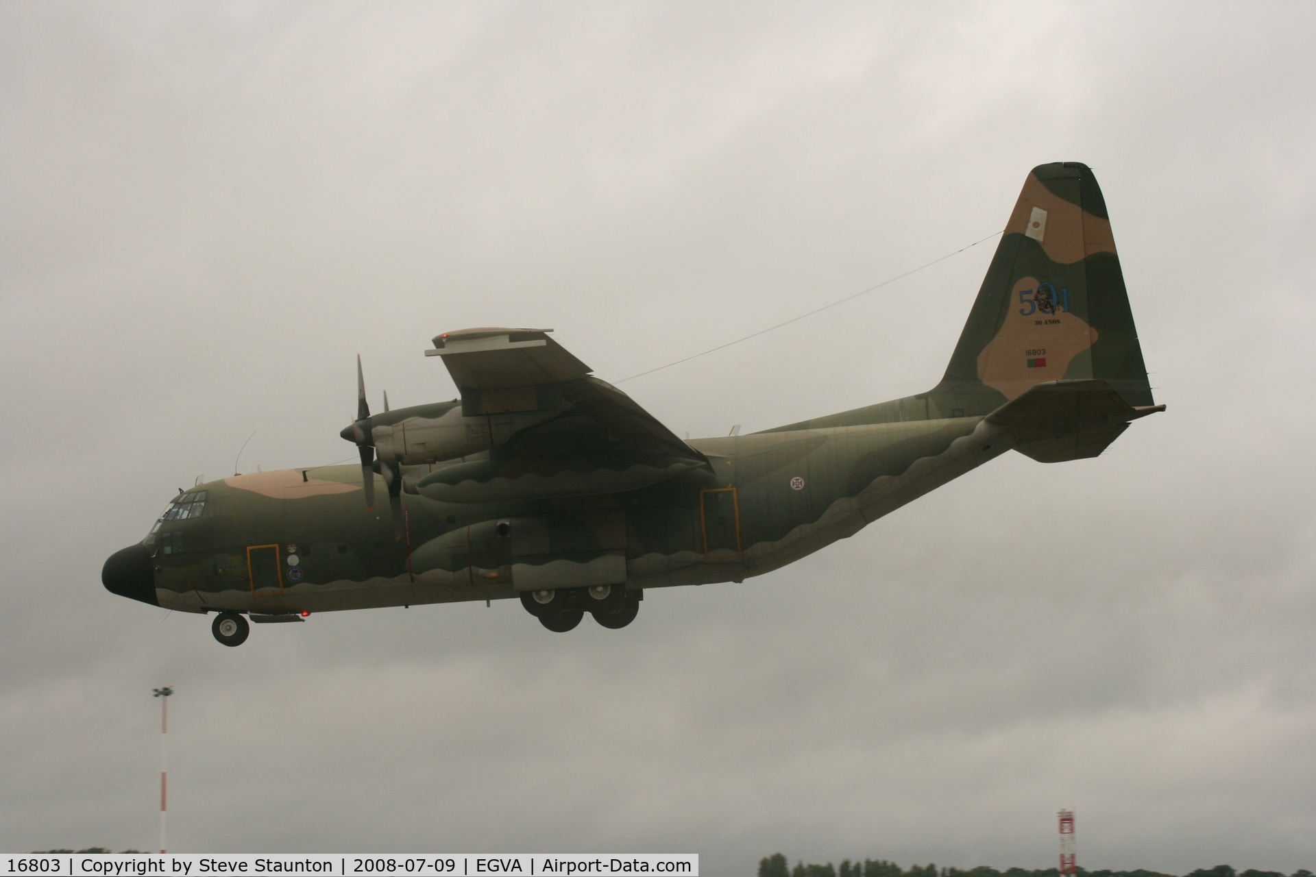 16803, 1978 Lockheed C-130H Hercules C/N 382-4772, Taken at the Royal International Air Tattoo 2008 during arrivals and departures (show days cancelled due to bad weather)