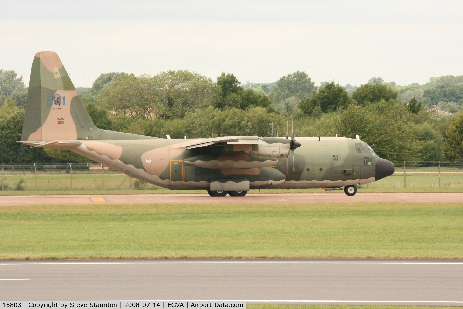 16803, 1978 Lockheed C-130H Hercules C/N 382-4772, Taken at the Royal International Air Tattoo 2008 during arrivals and departures (show days cancelled due to bad weather)