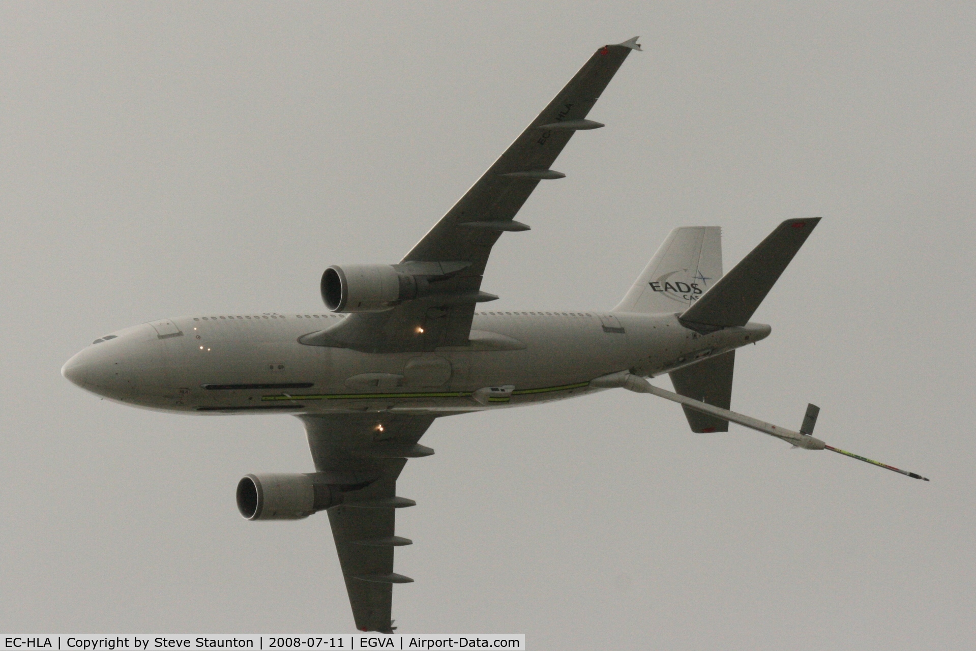EC-HLA, Airbus A310-324/MRTT C/N 489, Taken at the Royal International Air Tattoo 2008 during arrivals and departures (show days cancelled due to bad weather)
