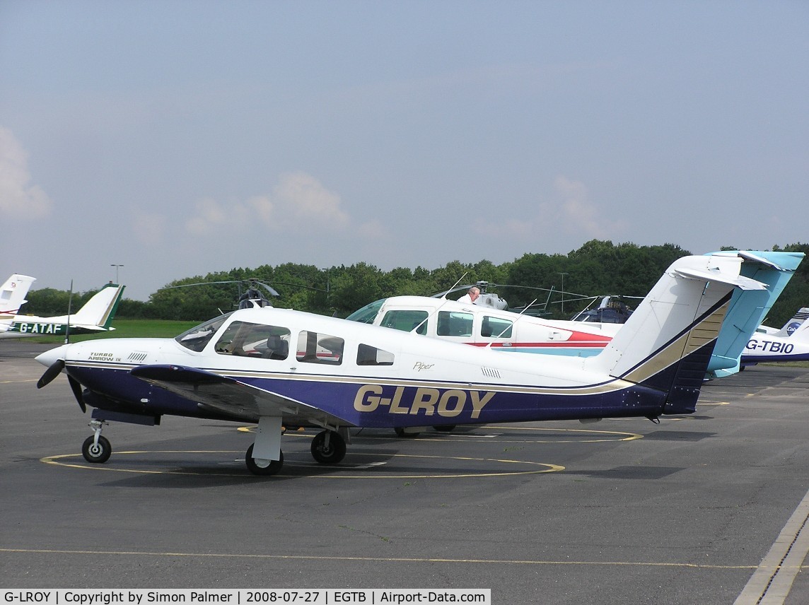 G-LROY, 1981 Piper PA-28RT-201T Turbo Arrow IV C/N 28R-8131024, PA28RT at Booker