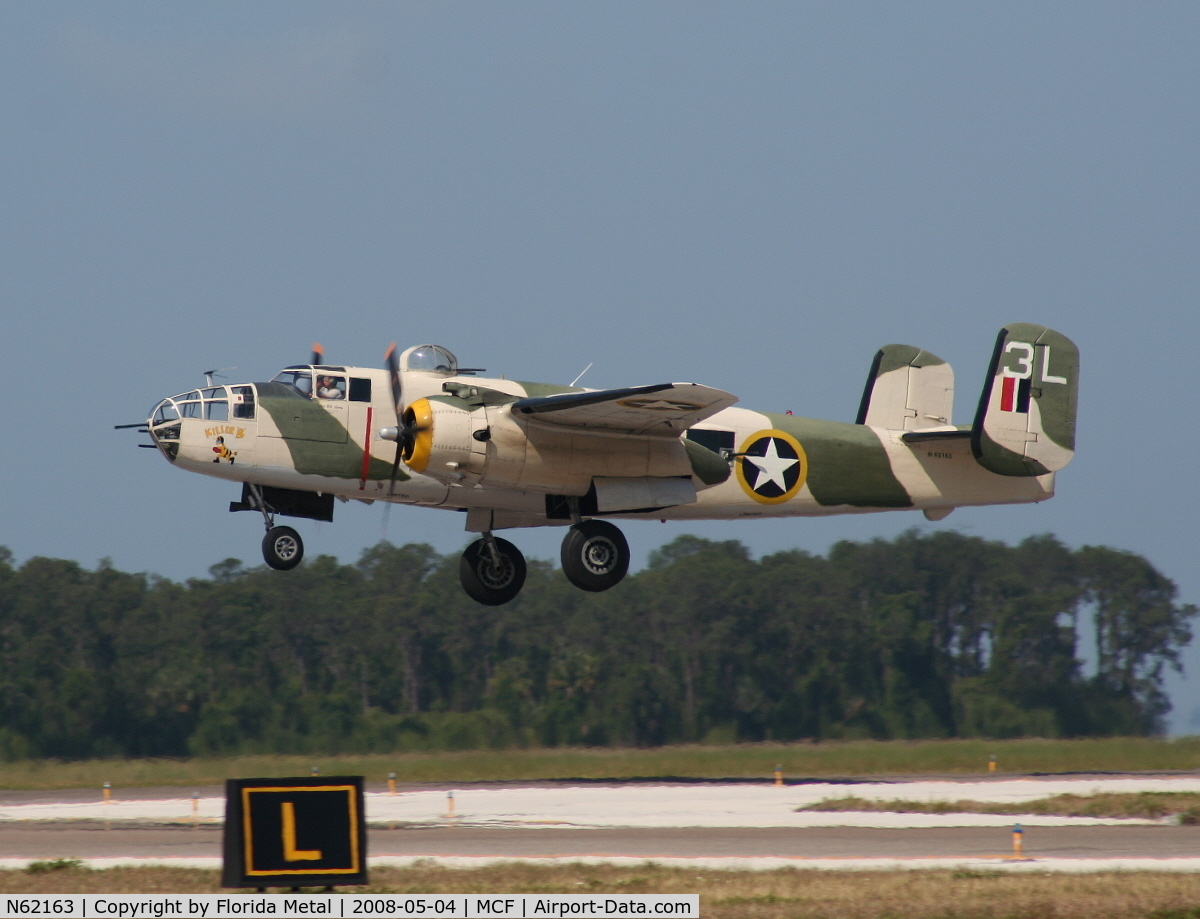 N62163, 1944 North American B-25J Mitchell Mitchell C/N 108-47451, B-25 Killer B