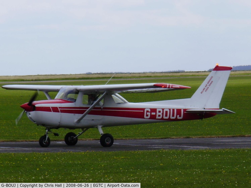 G-BOUJ, 1975 Cessna 150M C/N 150-76373, cn 150-76373. UJ FLYING GROUP