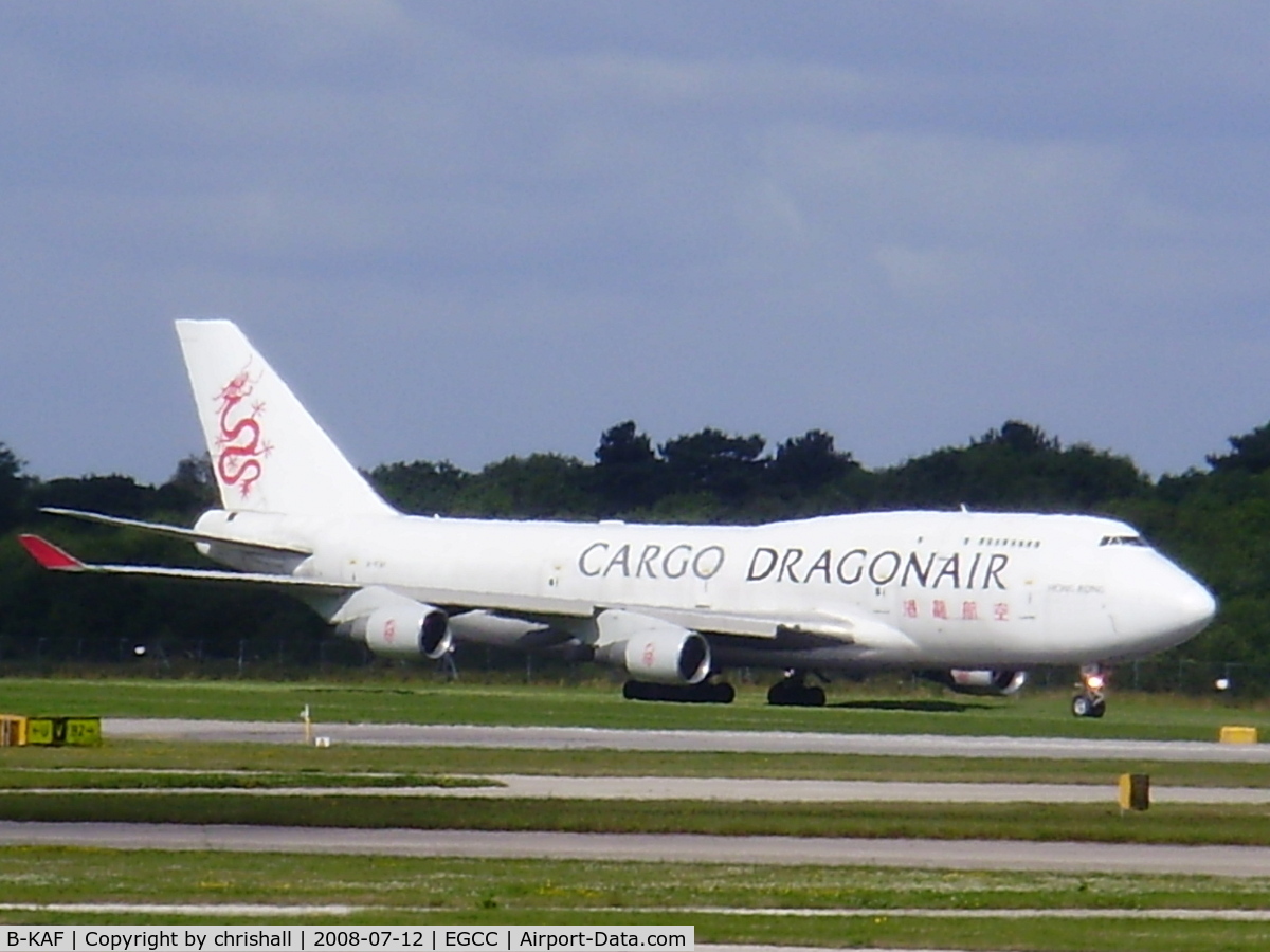 B-KAF, 1992 Boeing 747-412 C/N 26547, Dragonair Cargo