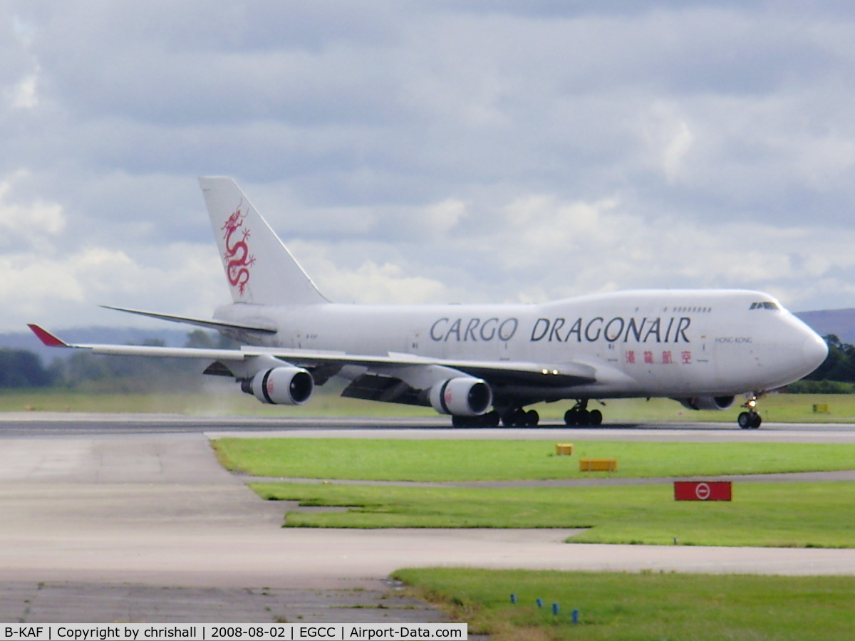 B-KAF, 1992 Boeing 747-412 C/N 26547, Dragonair Cargo
