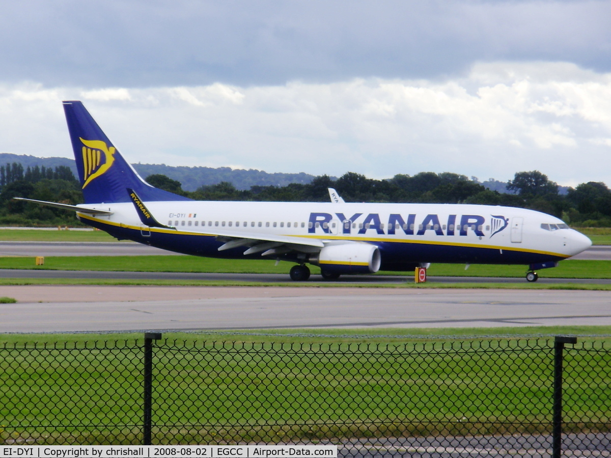 EI-DYI, 2008 Boeing 737-8AS C/N 36571, Boeing 737-8AS Ryanair