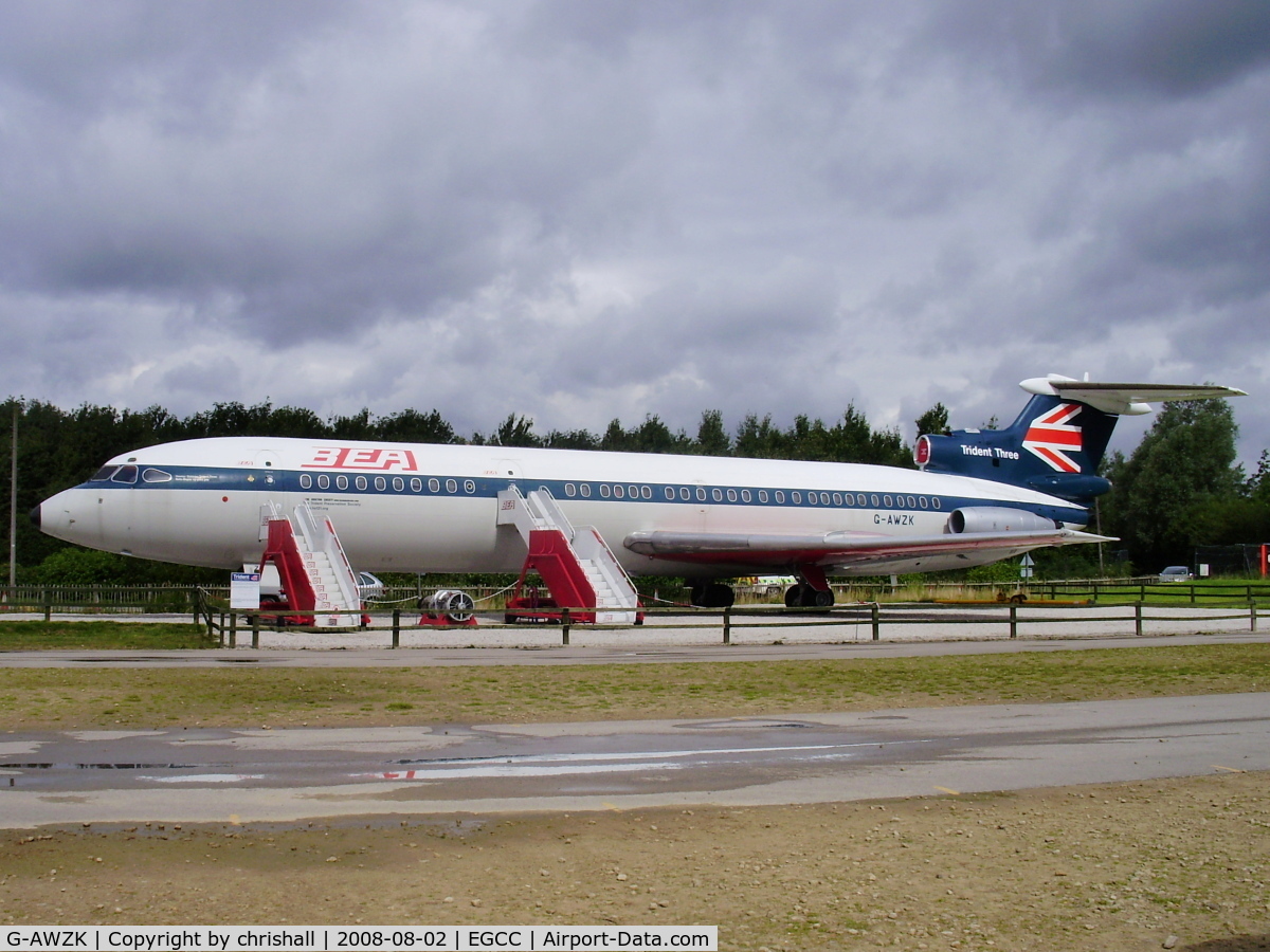 G-AWZK, 1971 Hawker Siddeley HS-121 Trident 3B-101 C/N 2312, BEA The Trident Preservation Society