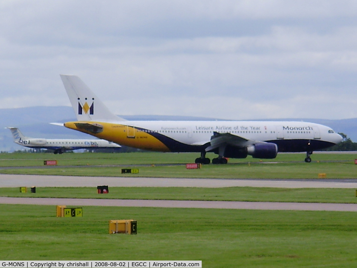 G-MONS, 1989 Airbus A300B4-605R C/N 556, Monarch Airlines