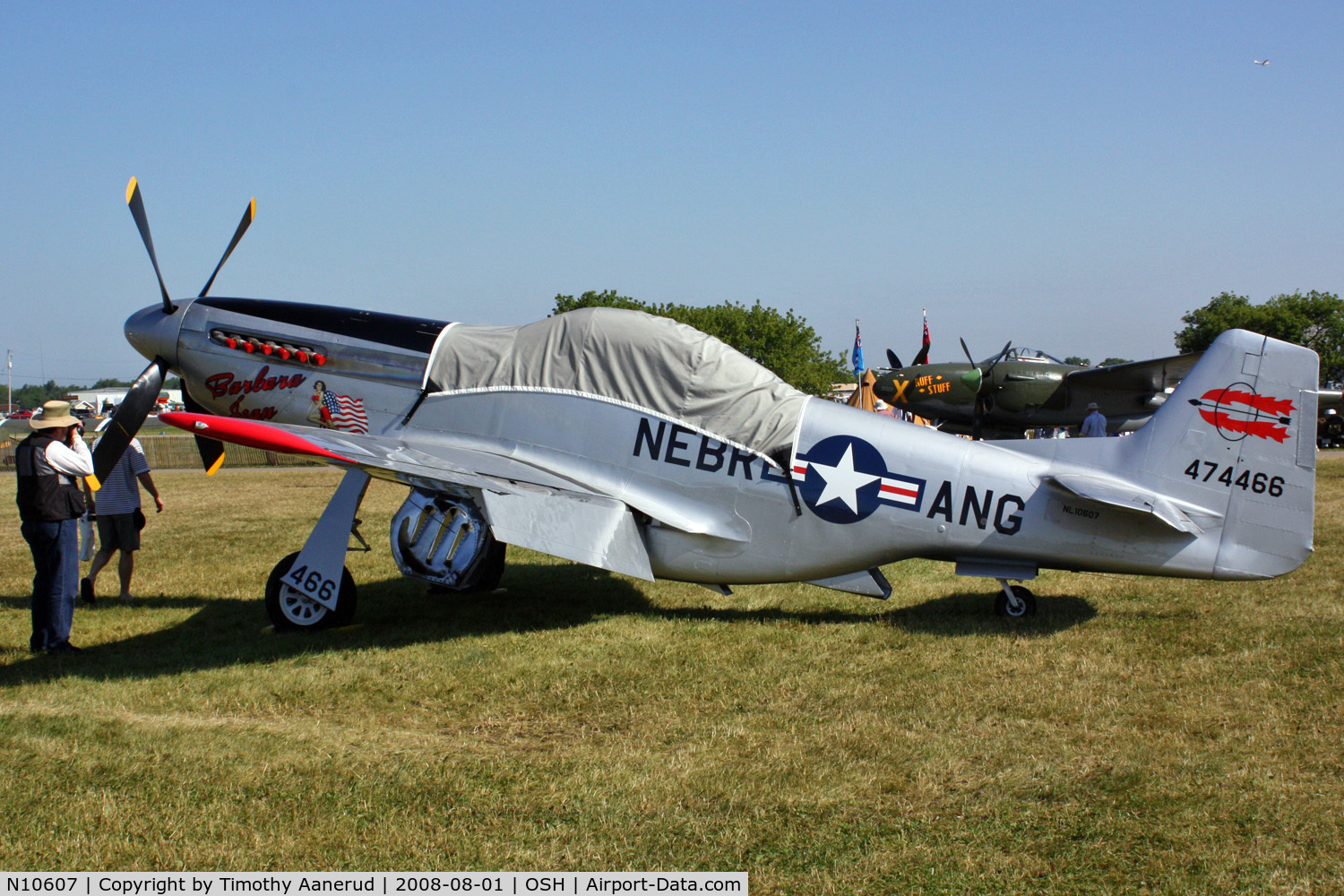 N10607, 1944 North American P-51D Mustang C/N 122-41006, EAA AirVenture 2008