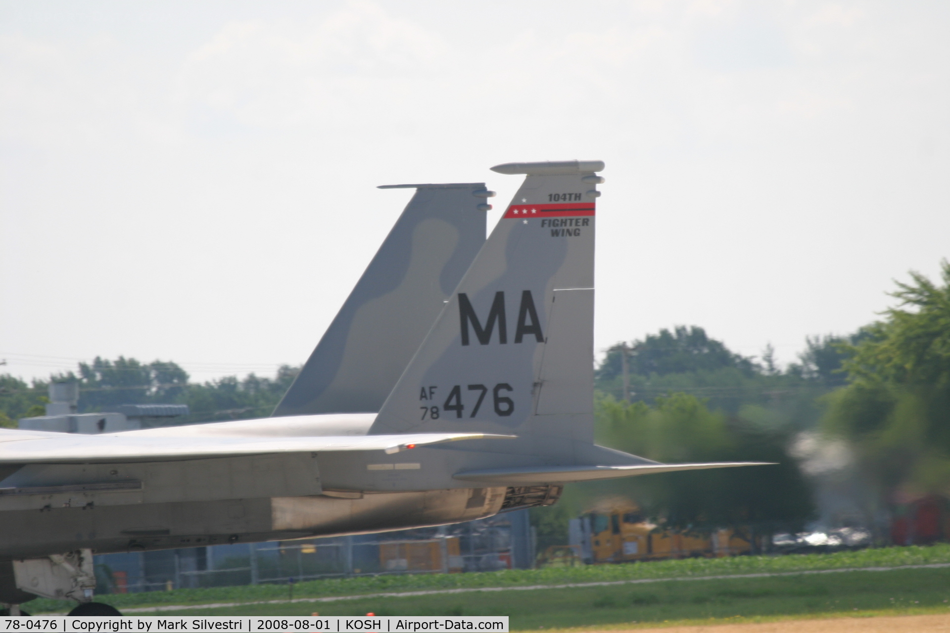 78-0476, McDonnell Douglas F-15C Eagle C/N 0455/C009, Oshkosh 2008