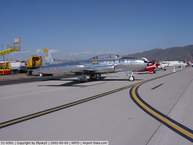 51-6581, 1951 Lockheed T-33A Shooting Star C/N 580-5913, T-33 Shooting Star