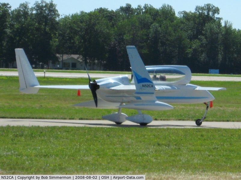 N52CA, 1993 Rutan Long-EZ C/N 1335, Airventure 2008 - Oshkosh, WI