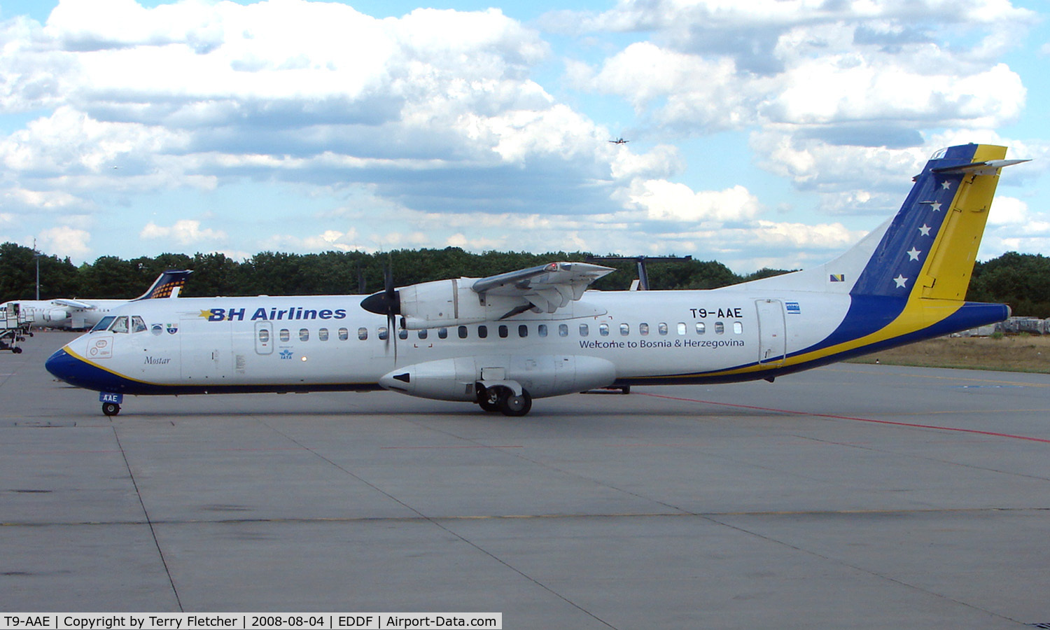 T9-AAE, 1995 ATR 72-212A C/N 465, BH Airlines ATR72 at Frankfurt