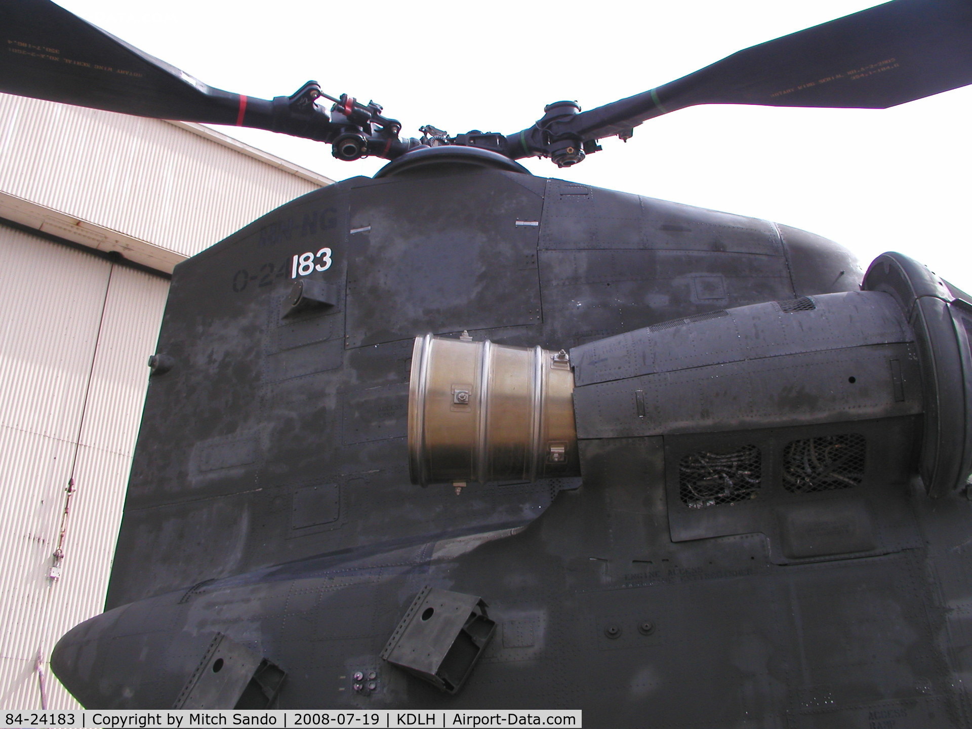 84-24183, Boeing CH-47D Chinook C/N M.3087, Duluth Air and Aviation Expo 2008.