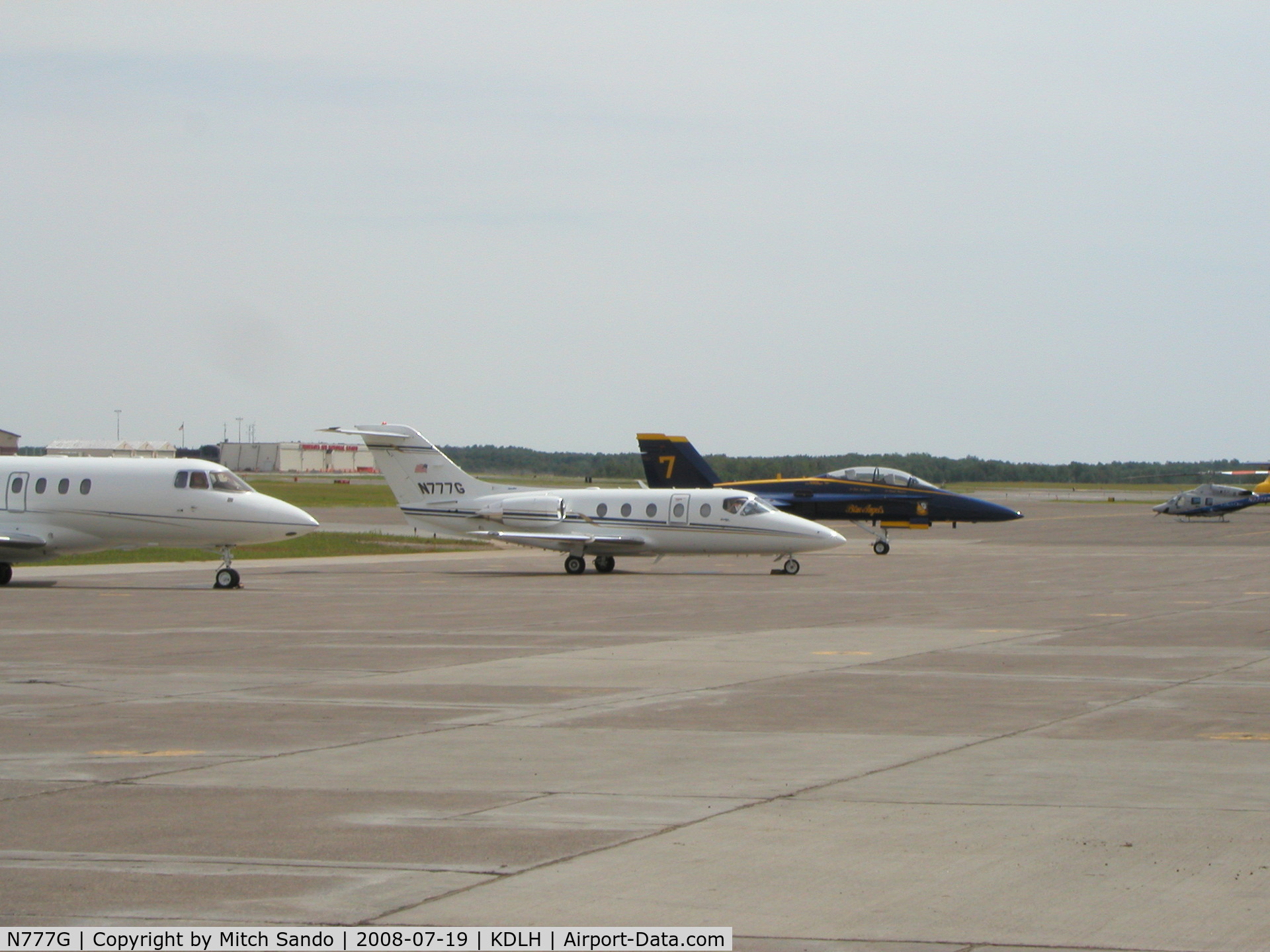 N777G, 2007 Hawker Beechcraft 400A Beechjet C/N RK-540, Duluth Air and Aviation Expo 2008.