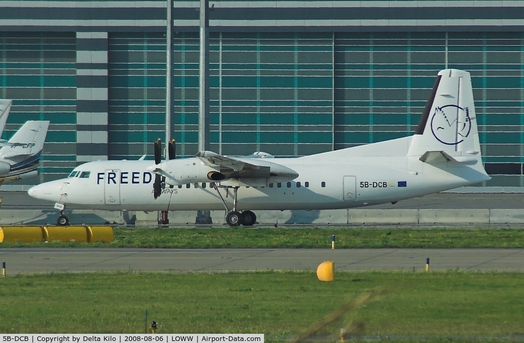 5B-DCB, 1991 Fokker 50 C/N 20230, Freedom Airways Fokker 50  CYPRUS