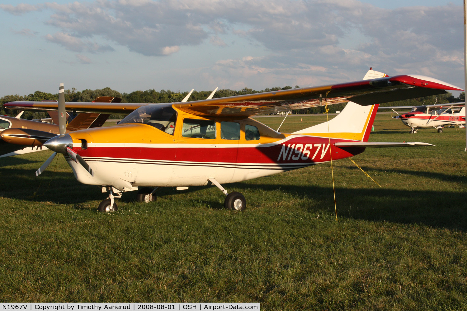 N1967V, 1967 Cessna 210G Centurion C/N 21058849, EAA AirVenture 2008