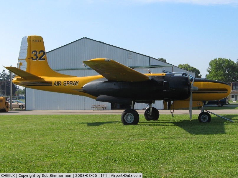 C-GHLX, 1944 Douglas A-26C Invader C/N 29227, New addition to the Air Foundation at Urbana, OH