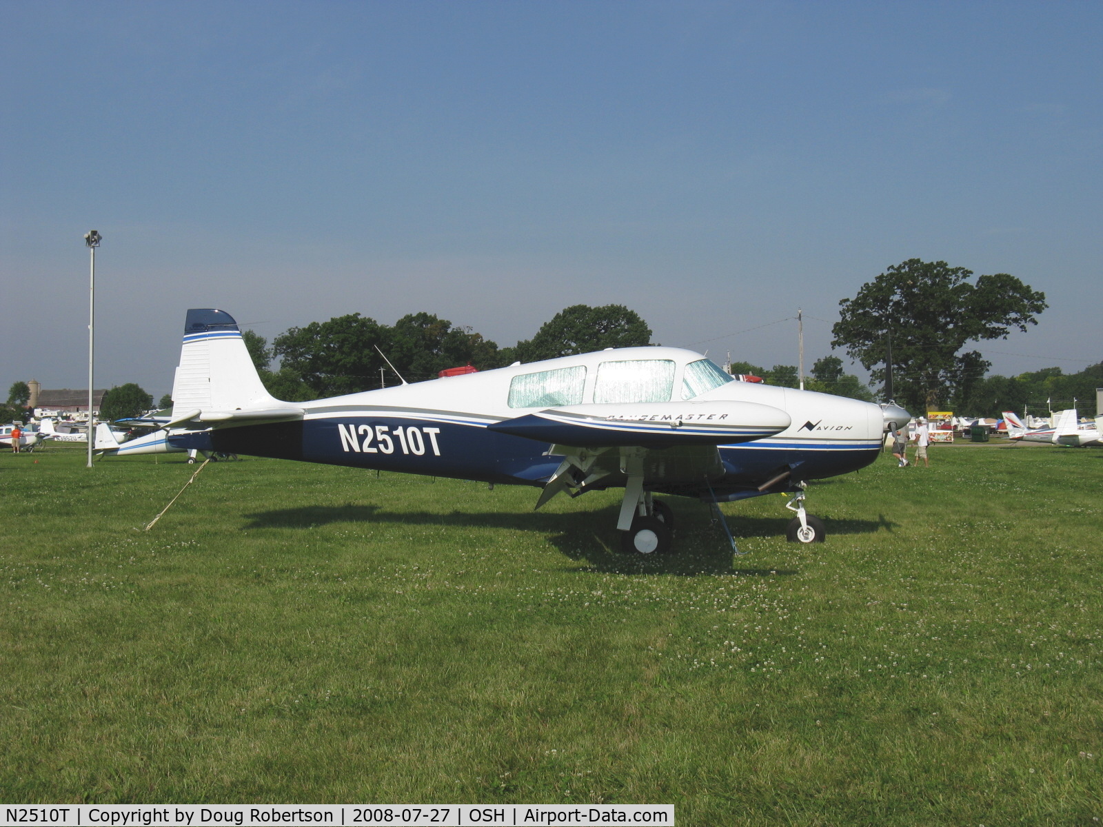 N2510T, 1968 Navion Rangemaster H C/N NAV-4-2510, 1968 Navion H RANGEMASTER, Continental IO-520-13A 285 Hp, Aircraft Spruce & Specialty Co's ride, tip tanks do not belie the name, 108 gals.standard, +40 gals. optional gives 1,800+ mile range-a real bladder-buster!