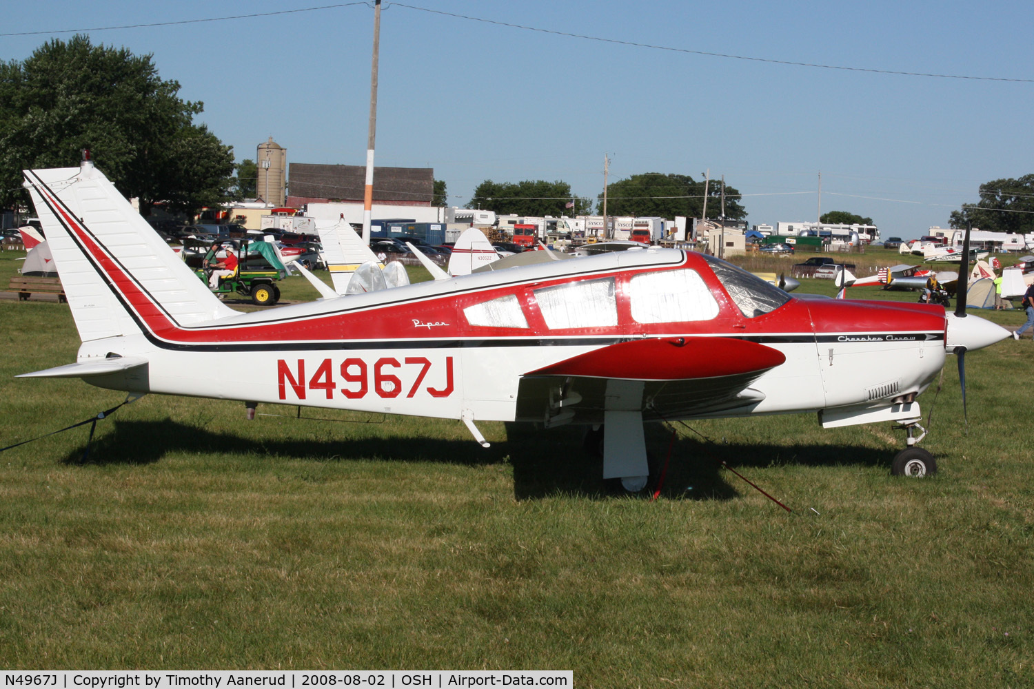 N4967J, 1968 Piper PA-28R-180 Cherokee Arrow C/N 28R-30718, EAA AirVenture 2008