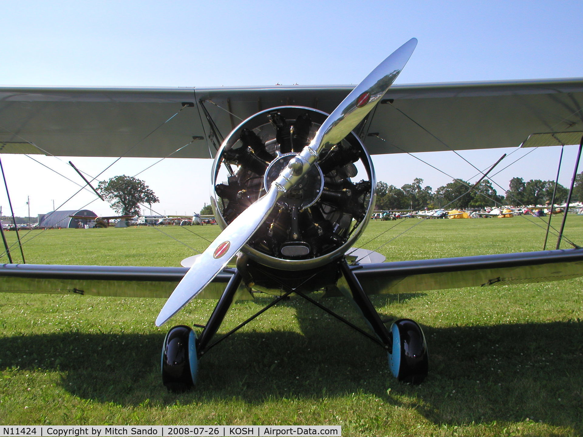 N11424, 1931 Waco QCF C/N 3493, EAA AirVenture 2008.
