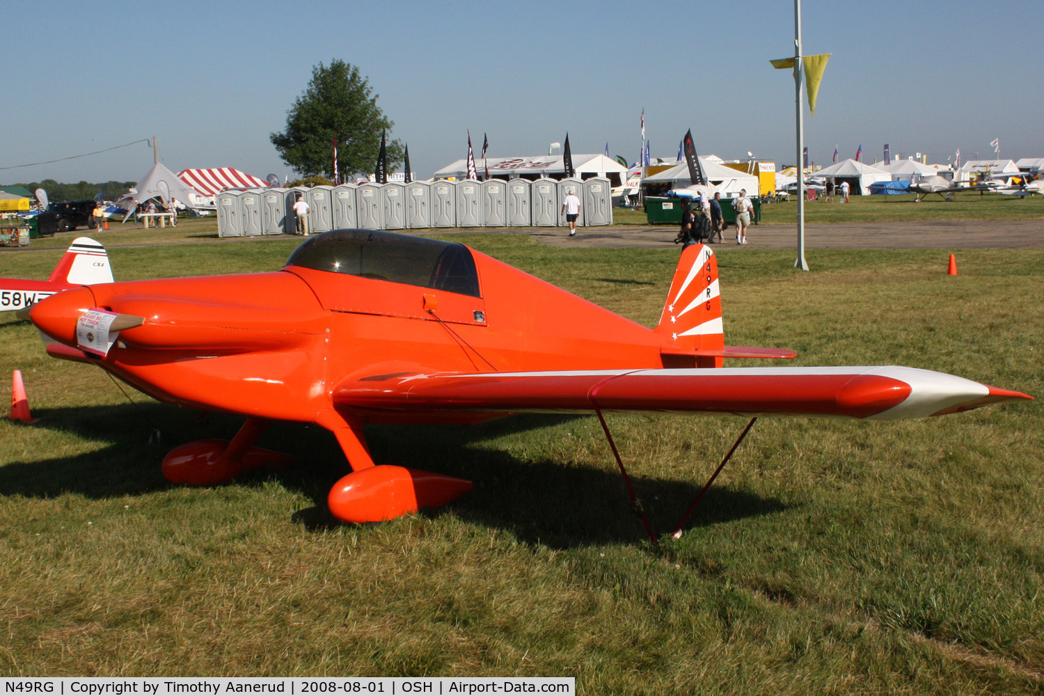 N49RG, 1998 Monnett Sonerai II C/N 398, EAA AirVenture 2008