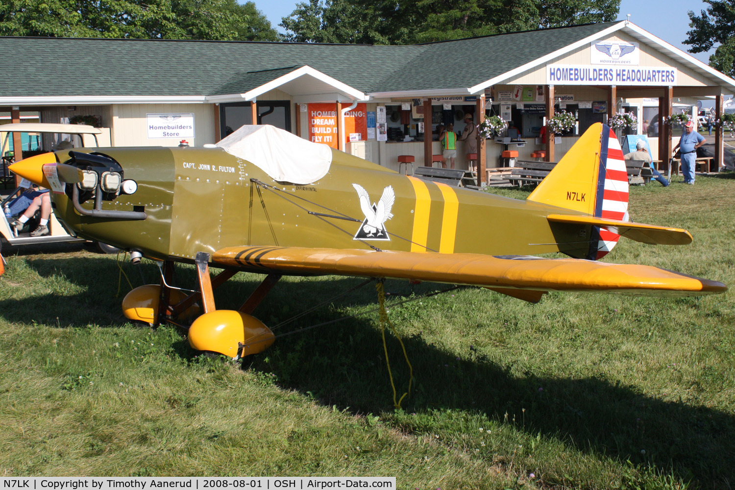 N7LK, 1973 Bowers Fly Baby 1A C/N 100, EAA AirVenture 2008
