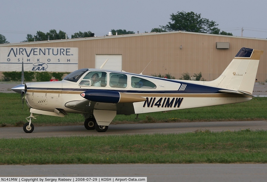 N141MW, 1966 Beech 35-C33 Debonair C/N CD-1020, EAA AirVenture 2008