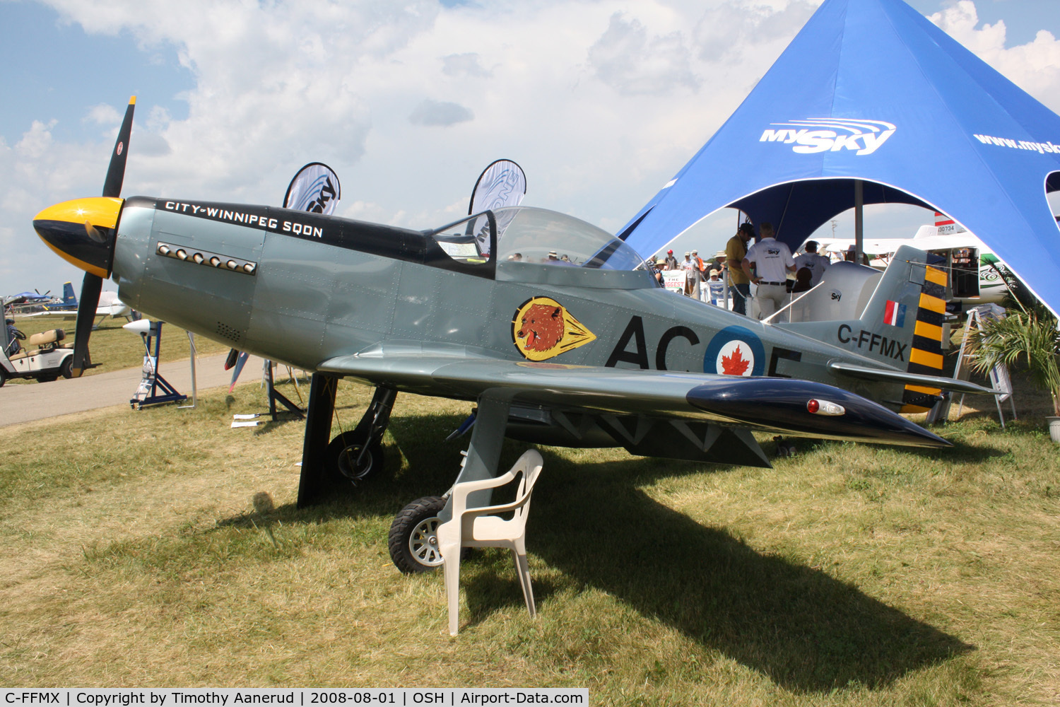 C-FFMX, 2006 Titan T-51 Mustang C/N M04XXXCOHK0040, EAA AirVenture 2008