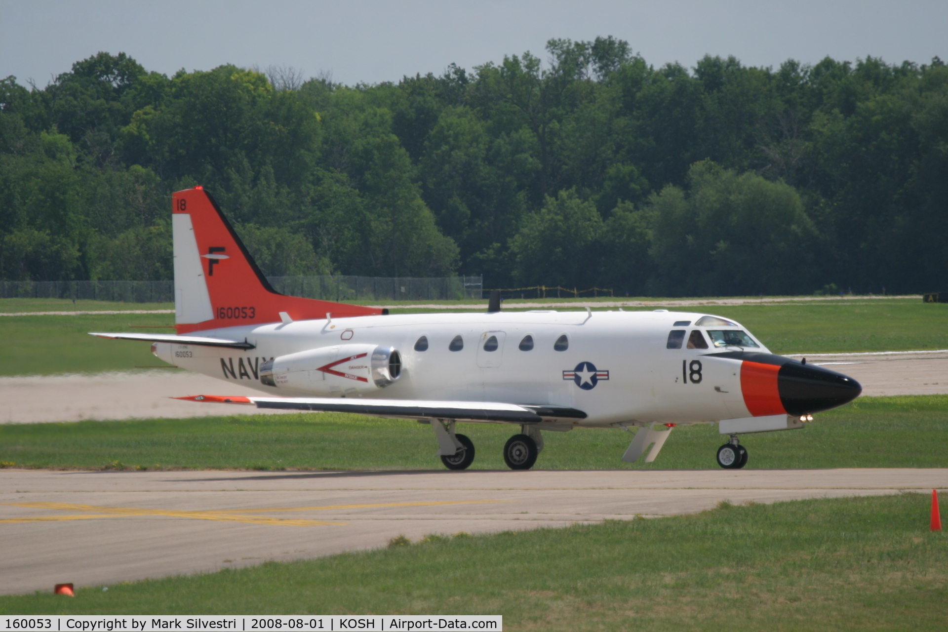 160053, North American Rockwell CT-39G (N-265) Sabreliner C/N 306-104, Oshkosh 2008