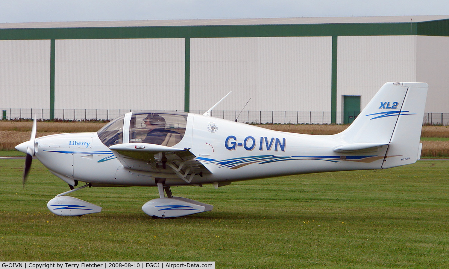 G-OIVN, 2005 Liberty XL-2 C/N 0008, Visitor to the 2008 LAA Regional Fly-in at Sherburn