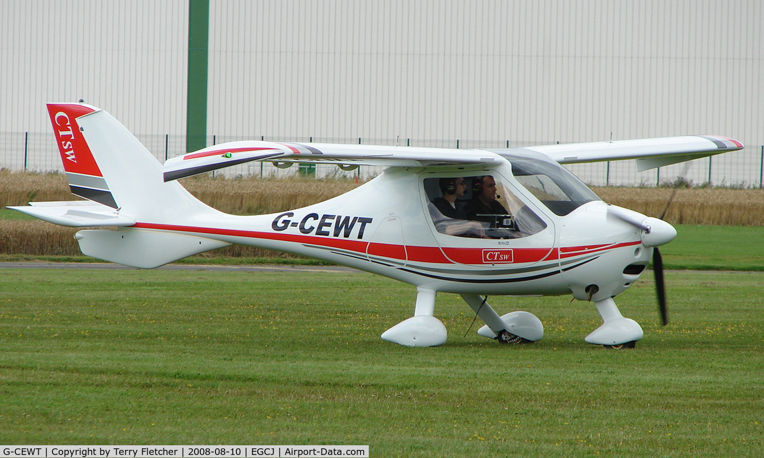 G-CEWT, Flight Design CTSW C/N 8158, Visitor to the 2008 LAA Regional Fly-in at Sherburn