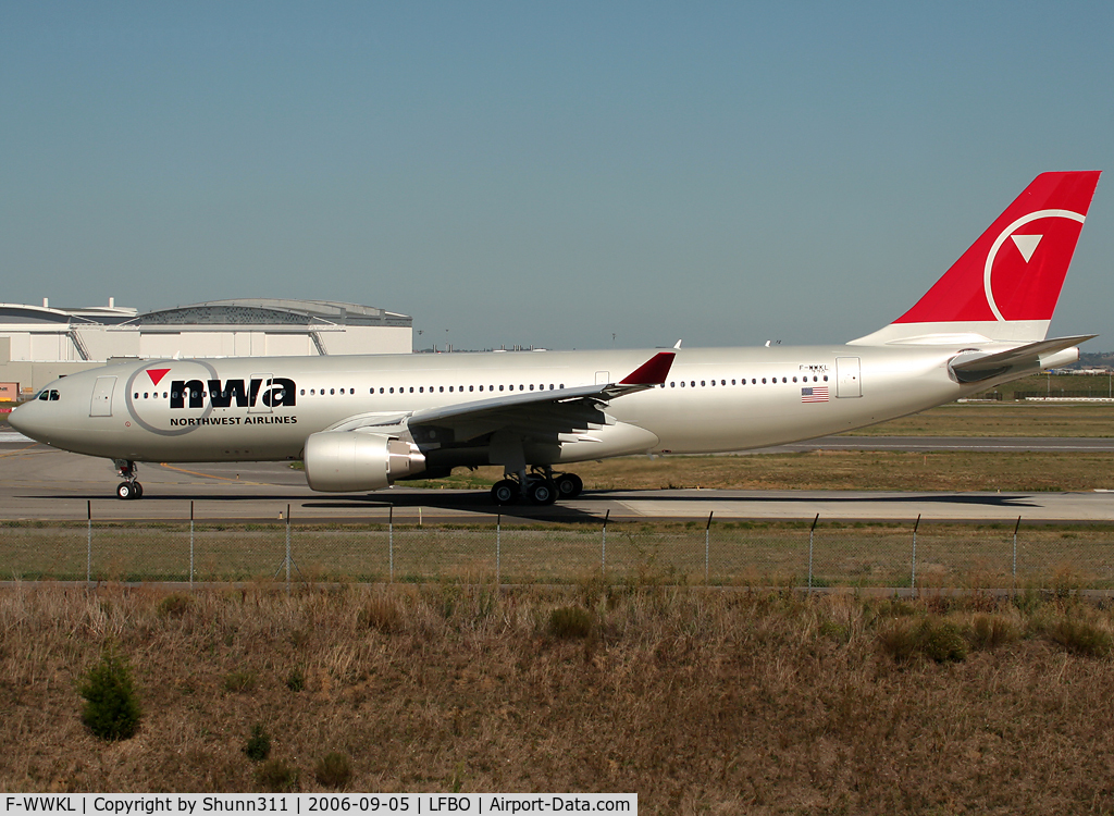 F-WWKL, 2006 Airbus A330-223 C/N 778, C/n 778 - final reg. N860NW