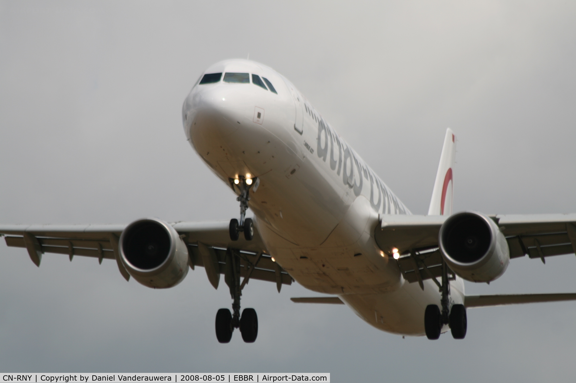 CN-RNY, 2003 Airbus A321-211 C/N 2076, arrival of flight AT838 to rwy 25L