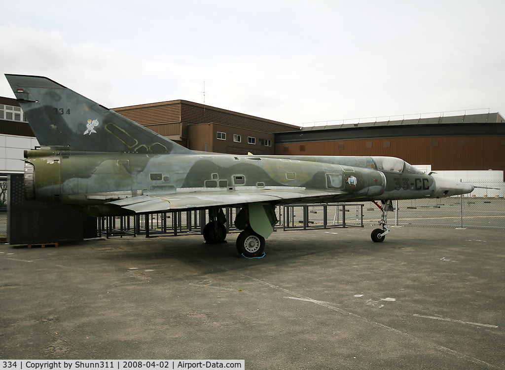 334, Dassault Mirage IIIR C/N 334, S/n 334 - Preserved outside Le Bourget Museum - Ex. French Air Force