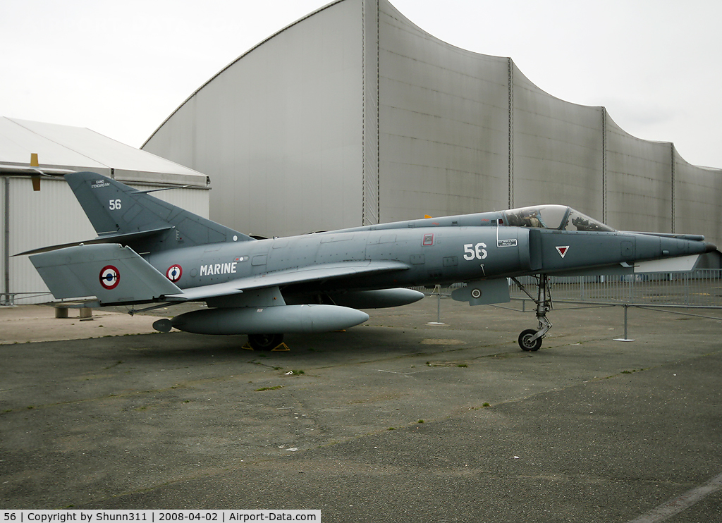 56, Dassault Etendard IV.M C/N 56, S/n 56 - Preserved in Le Bourget Museum