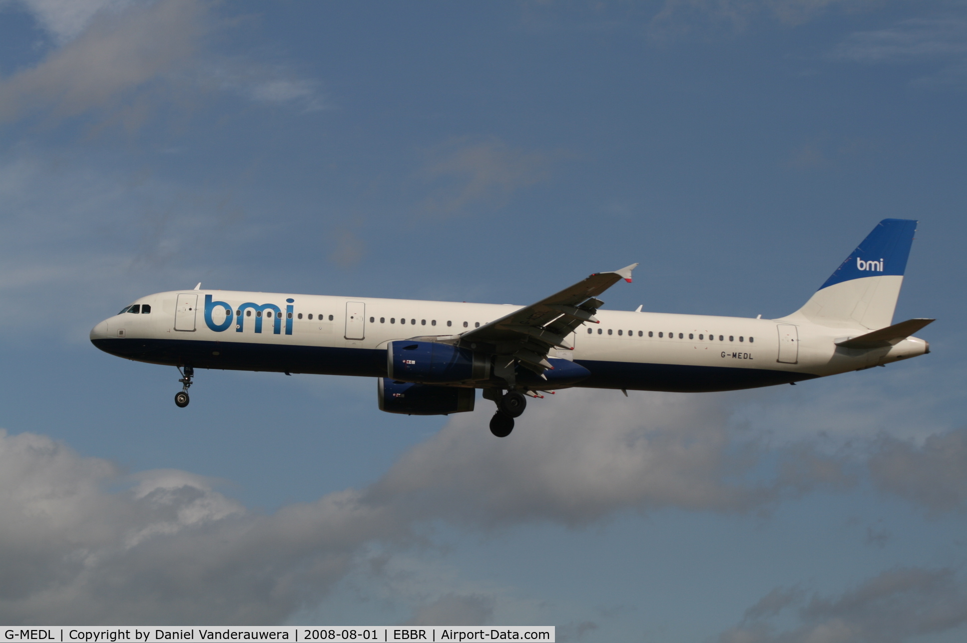 G-MEDL, 2006 Airbus A321-231 C/N 2653, arrival of flight BD145 to rwy 25L