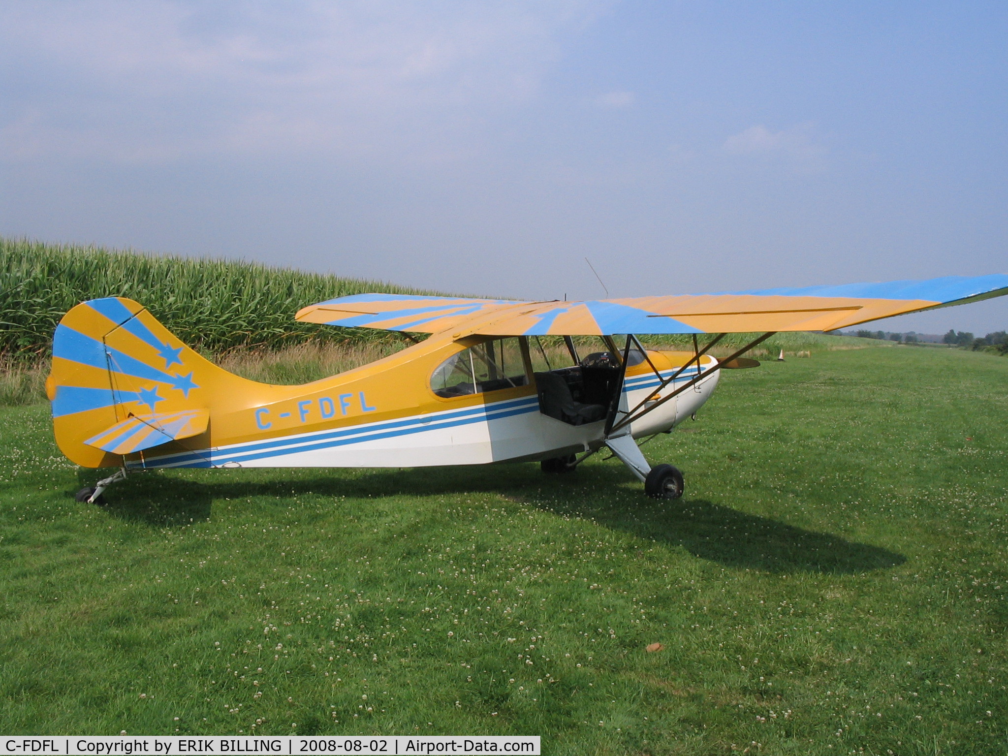 C-FDFL, 1946 Aeronca 7AC Champion C/N 7AC 1658, 3/4  Rear Right Hand Side View