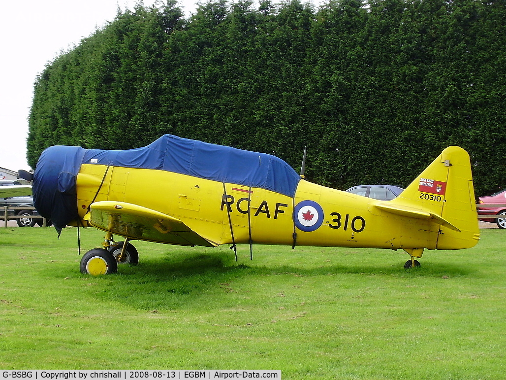 G-BSBG, 1952 Canadian Car & Foundry T-6H Harvard Mk.4 C/N CCF4-483, tail no. 20310