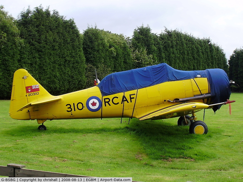 G-BSBG, 1952 Canadian Car & Foundry T-6H Harvard Mk.4 C/N CCF4-483, tail no. 20310