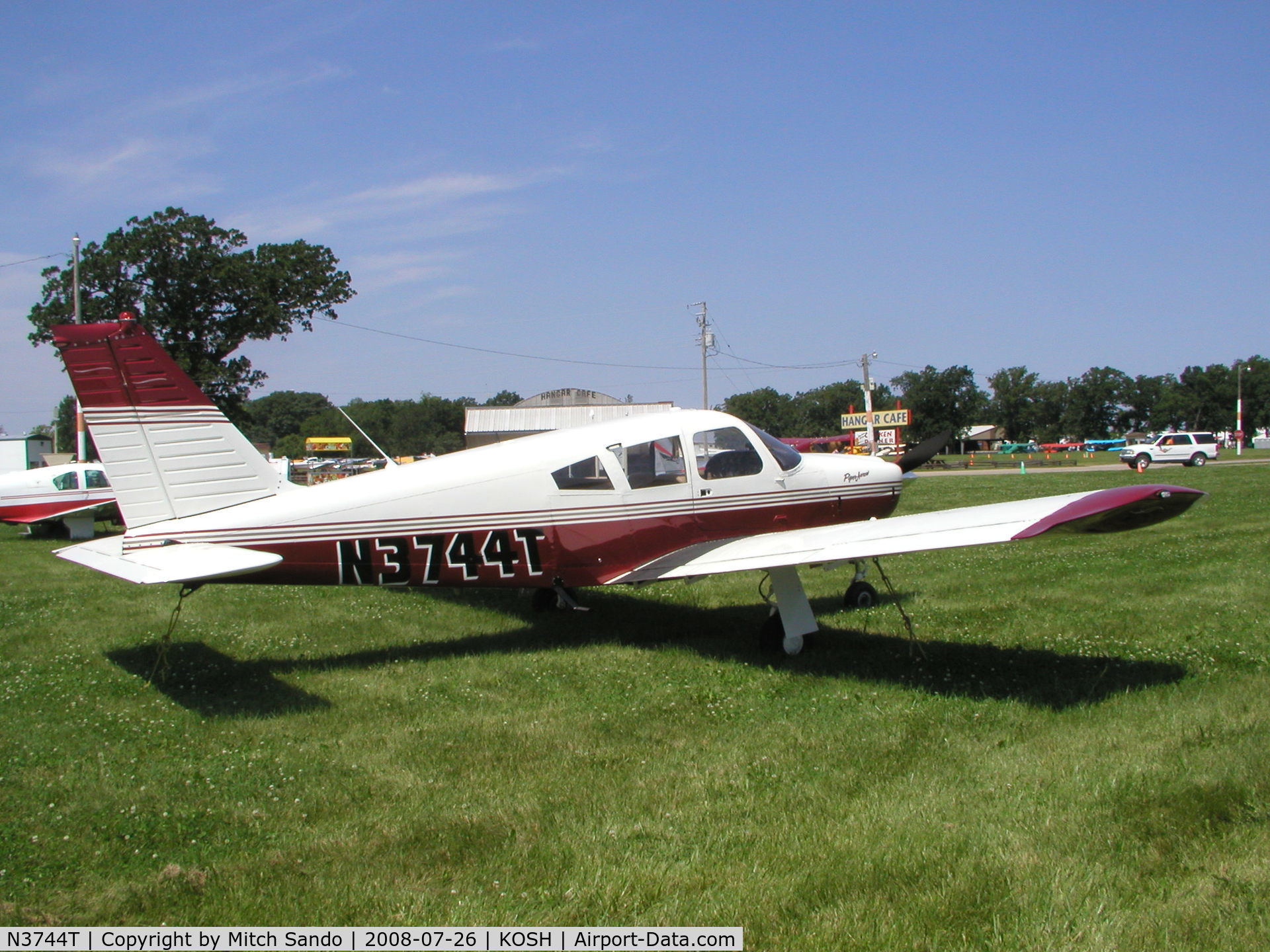 N3744T, 1967 Piper PA-28R-180 Cherokee Arrow C/N 28R-30054, EAA AirVenture 2008.