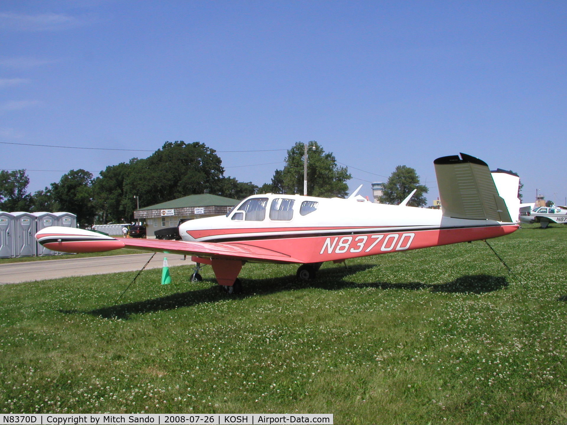 N8370D, 1958 Beech J35 Bonanza C/N D-5463, EAA AirVenture 2008.