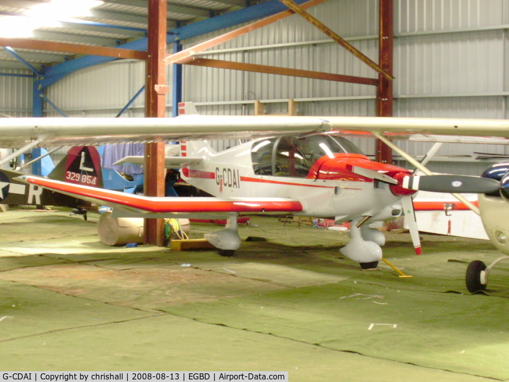 G-CDAI, 2005 Robin DR-400-140B Major C/N 2574, fitted with a diesel engine, note the three bladed prop